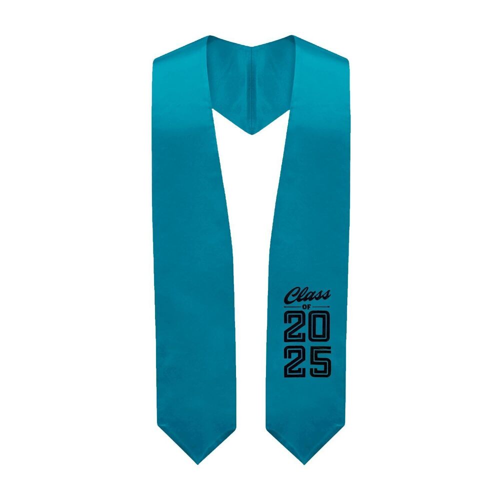 5048 Stole Class of 2025 With Classic Tips Unisex Adult 62" Long